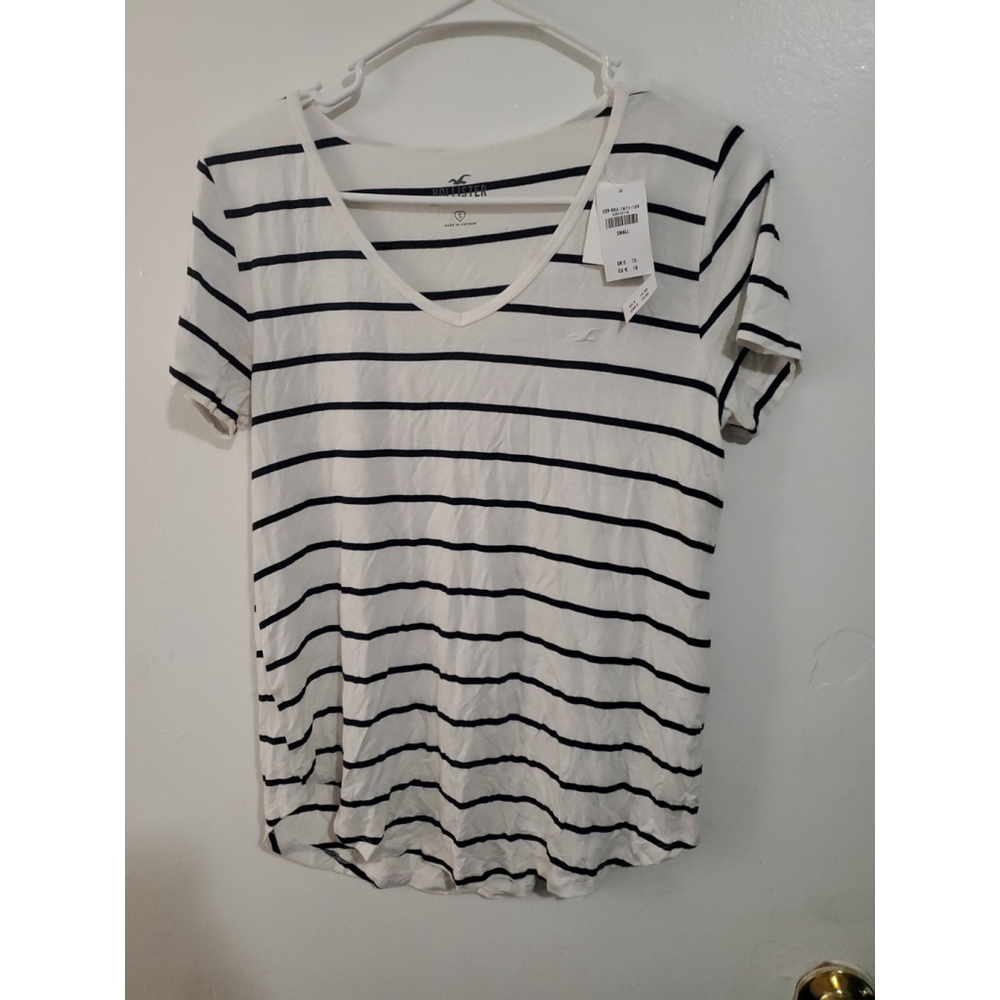 Hollister Women Must Have Collection Easy Striped t-Shirt Size S